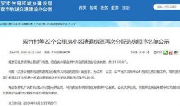 西安公租房最新爆料